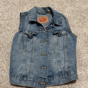 Levi's Classic Blue Denim Vest
